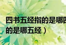 四書(shū)五經(jīng)指的是哪四書(shū)和哪五經(jīng)（四書(shū)五經(jīng)指的是哪五經(jīng)）
