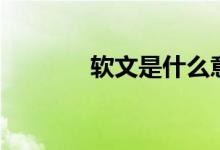 軟文是什么意思（軟文詳解）