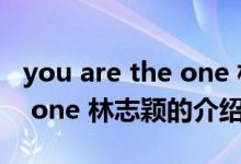 you are the one 林志穎（關(guān)于you are the one 林志穎的介紹）