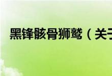 黑鋒骸骨獅鷲（關(guān)于黑鋒骸骨獅鷲的介紹）