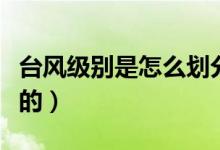 臺風(fēng)級別是怎么劃分的（臺風(fēng)級別是如何劃分的）