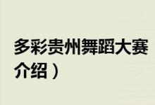 多彩貴州舞蹈大賽（關(guān)于多彩貴州舞蹈大賽的介紹）