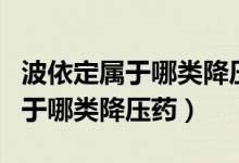波依定屬于哪類(lèi)降壓藥是進(jìn)口藥嗎（波依定屬于哪類(lèi)降壓藥）