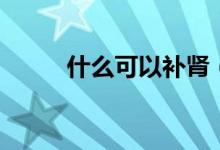 什么可以補(bǔ)腎（哪些東西補(bǔ)腎好）