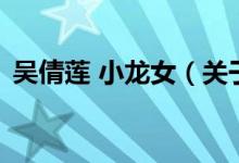吳倩蓮 小龍女（關(guān)于吳倩蓮 小龍女的介紹）