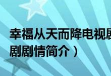 幸福從天而降電視劇劇情（幸福從天而降電視劇劇情簡(jiǎn)介）