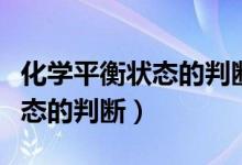 化學平衡狀態(tài)的判斷依據(jù)與方法（化學平衡狀態(tài)的判斷）