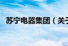 蘇寧電器集團（關于蘇寧電器集團的介紹）