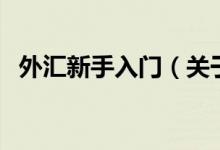 外匯新手入門（關(guān)于外匯新手入門的介紹）