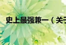 史上最強(qiáng)兼一（關(guān)于史上最強(qiáng)兼一的介紹）