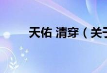 天佑 清穿（關(guān)于天佑 清穿的介紹）