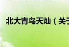 北大青鳥天燦（關(guān)于北大青鳥天燦的介紹）