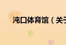 沌口體育館（關(guān)于沌口體育館的介紹）