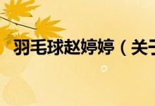 羽毛球趙婷婷（關(guān)于羽毛球趙婷婷的介紹）