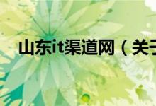 山東it渠道網(wǎng)（關(guān)于山東it渠道網(wǎng)的介紹）