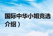 國際中華小姐競選（關(guān)于國際中華小姐競選的介紹）