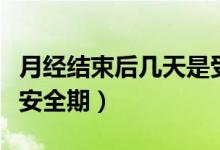 月經(jīng)結(jié)束后幾天是受孕期（月經(jīng)結(jié)束后幾天是安全期）