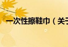 一次性擦鞋巾（關(guān)于一次性擦鞋巾的介紹）