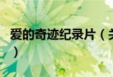 愛的奇跡紀(jì)錄片（關(guān)于愛的奇跡紀(jì)錄片的介紹）