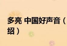 多亮 中國好聲音（關于多亮 中國好聲音的介紹）