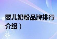 嬰兒奶粉品牌排行（關(guān)于嬰兒奶粉品牌排行的介紹）