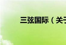 三弦國際（關(guān)于三弦國際的介紹）