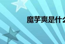 魔芋爽是什么東西（魔芋爽）