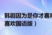 韓劇因為是你才喜歡在線看（韓劇因為是你才喜歡國語版）