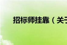 招標師掛靠（關(guān)于招標師掛靠的介紹）