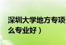 深圳大學(xué)地方專項分數(shù)線2022（深圳大學(xué)什么專業(yè)好）