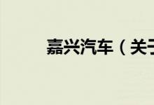 嘉興汽車（關(guān)于嘉興汽車的介紹）