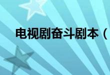 電視劇奮斗劇本（電視劇奮斗劇情介紹）