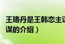 王珞丹是王韓戀主謀（關(guān)于王珞丹是王韓戀主謀的介紹）