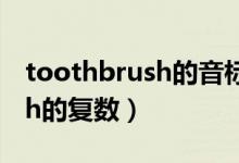 toothbrush的音標(biāo)和中文意思（toothbrush的復(fù)數(shù)）