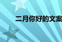 二月你好的文案（二月你好的說說）