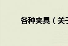 各種夾具（關于各種夾具的介紹）