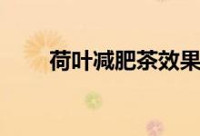 荷葉減肥茶效果（荷葉減肥茶效果）