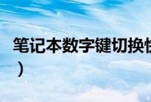 筆記本數(shù)字鍵切換快捷鍵（筆記本數(shù)字鍵切換）