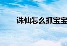 誅仙怎么抓寶寶（誅仙怎么抓寵物）
