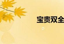 寶貴雙全（寶貴雙全）