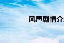 風聲劇情介紹（風聲 繩刑）
