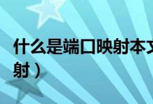 什么是端口映射本文詳盡解析（什么是端口映射）