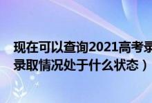 現(xiàn)在可以查詢2021高考錄取狀態(tài)了嗎（2022年怎么查高考錄取情況處于什么狀態(tài)）
