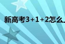 新高考3+1+2怎么上課（選科方法是什么）