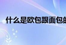 什么是歐包跟面包的區(qū)別（什么是歐巴桑）