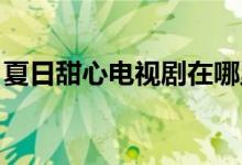 夏日甜心電視劇在哪里看（夏日甜心 電視?。?class=