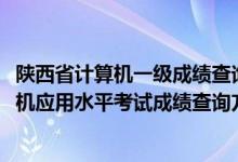 陜西省計(jì)算機(jī)一級(jí)成績(jī)查詢時(shí)間（陜西2022上半年全國(guó)計(jì)算機(jī)應(yīng)用水平考試成績(jī)查詢方法）