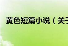 黃色短篇小說（關(guān)于黃色短篇小說的介紹）