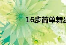 16步簡單舞步教學(xué)（16錳鋼）