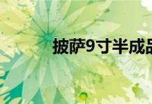 披薩9寸半成品（披薩9寸多大）